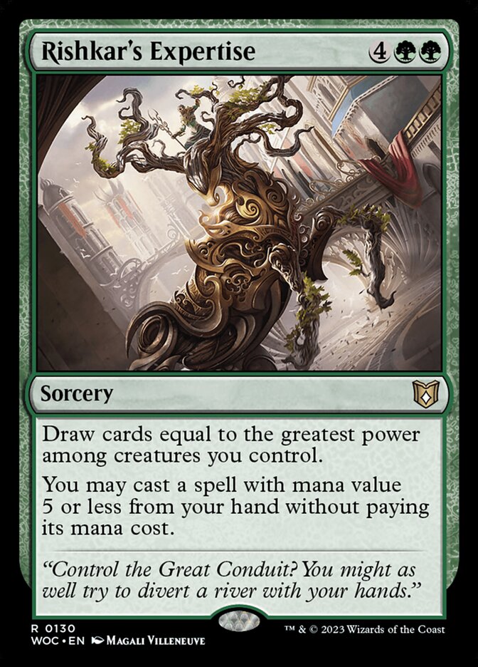 Rishkar's Expertise (Commander: Wilds of Eldraine) 
