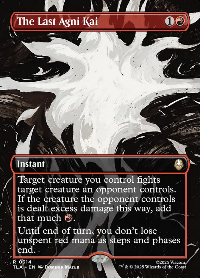 The Last Agni Kai 314/286 (Avatar: The Last Airbender)  - Borderless Foil