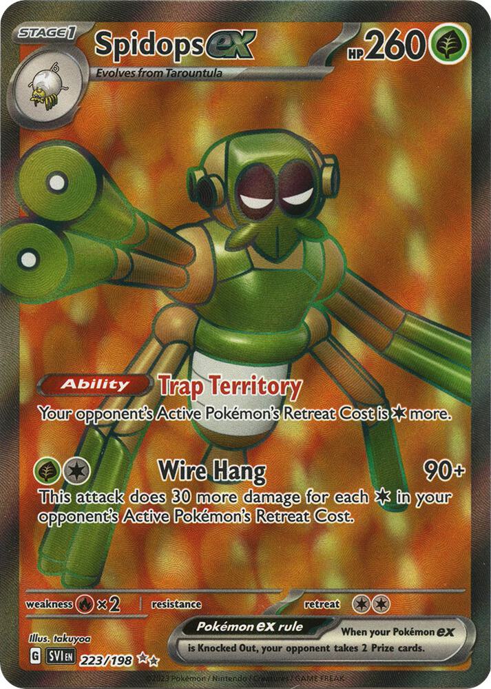 Spidops ex 223 198 (SV01: Scarlet & Violet Base Set)  - Holofoil
