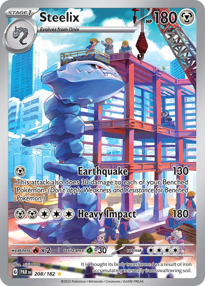 Steelix 208 182 (SV04: Paradox Rift)  - Holofoil