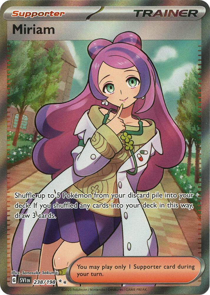 Miriam 238 198 238/198 (SV01: Scarlet & Violet Base Set)  - Holofoil