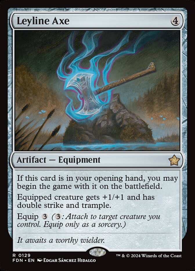 Leyline Axe (Foundations) 