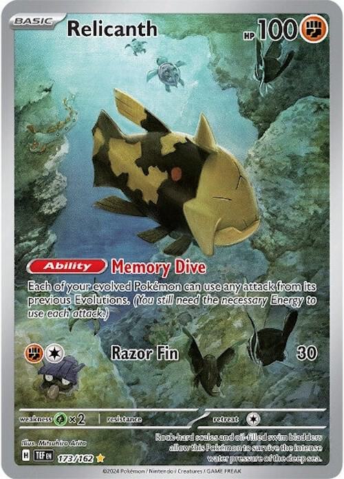 Relicanth 173 162 173/162 (SV05: Temporal Forces)  - Holofoil