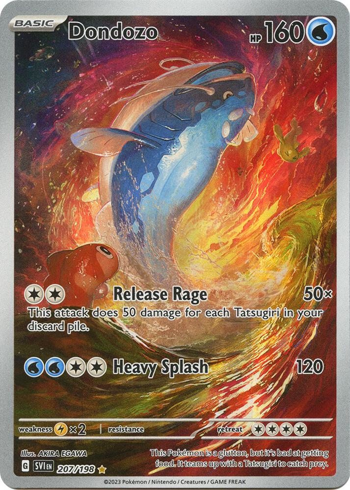 Dondozo 207 198 (SV01: Scarlet & Violet Base Set)  - Holofoil