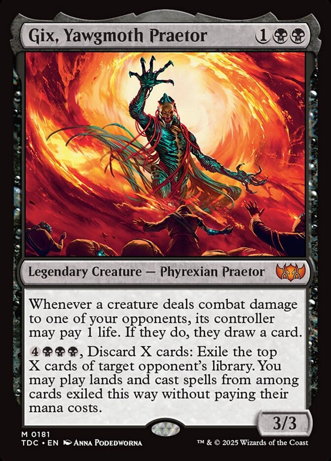 Gix, Yawgmoth Praetor (Commander: Tarkir: Dragonstorm) 