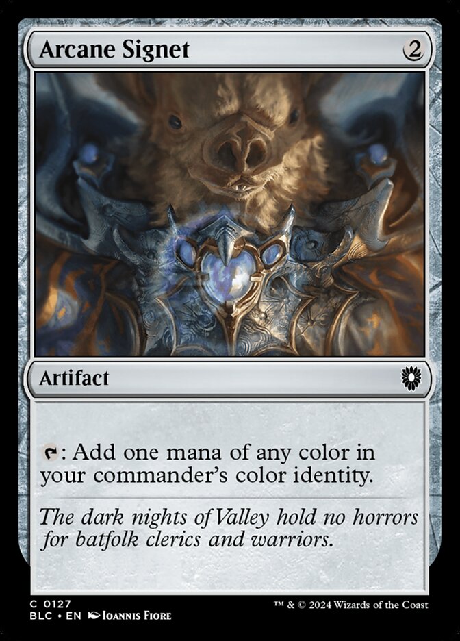 Arcane Signet 127 (Commander: Bloomburrow) 