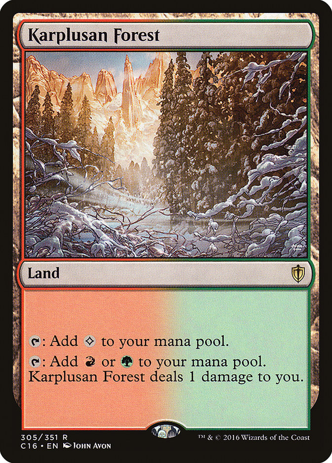 Karplusan Forest (Commander 2016) 