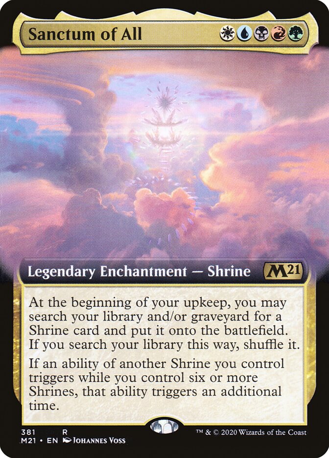 Sanctum of All 381/274 (Core Set 2021)  - Extended Art