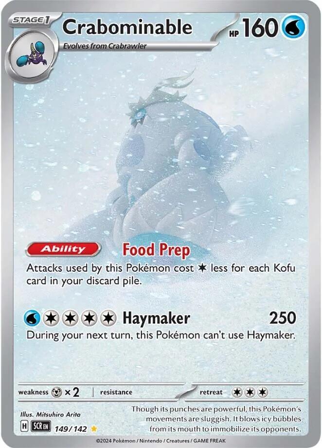 Crabominable 149 142 149/142 (SV07: Stellar Crown)  - Holofoil