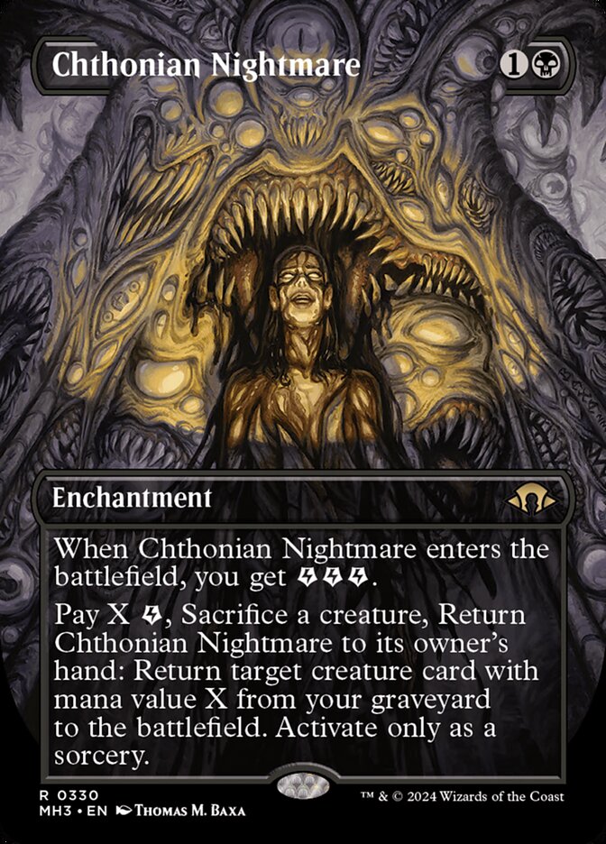 Chthonian Nightmare 330/319 (Modern Horizons 3)  - Borderless
