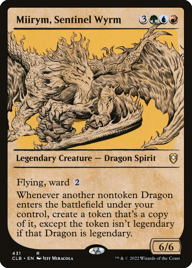 Miirym, Sentinel Wyrm (Commander Legends: Battle for Baldur's Gate)  - undefined
