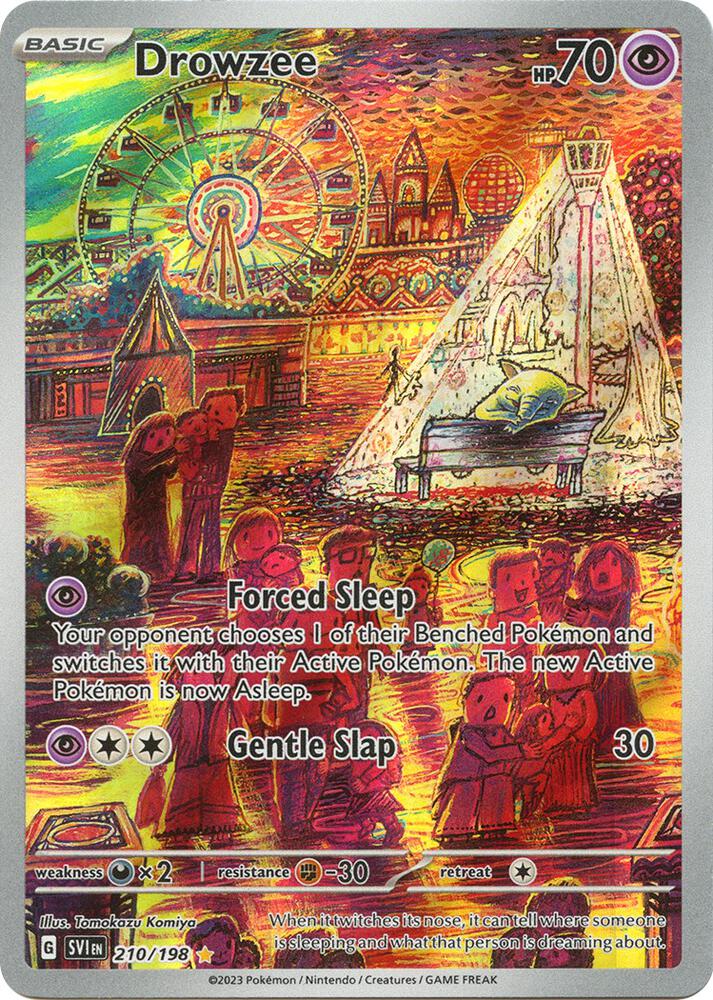 Drowzee 210 198 (SV01: Scarlet & Violet Base Set)  - Holofoil