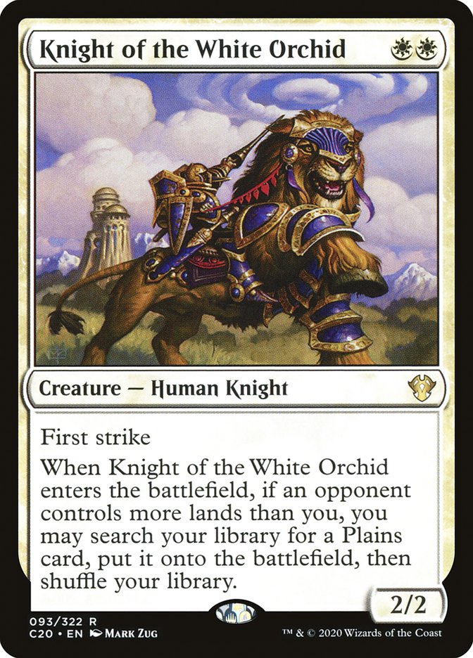 Knight of the White Orchid 93/322 (Commander 2020) 