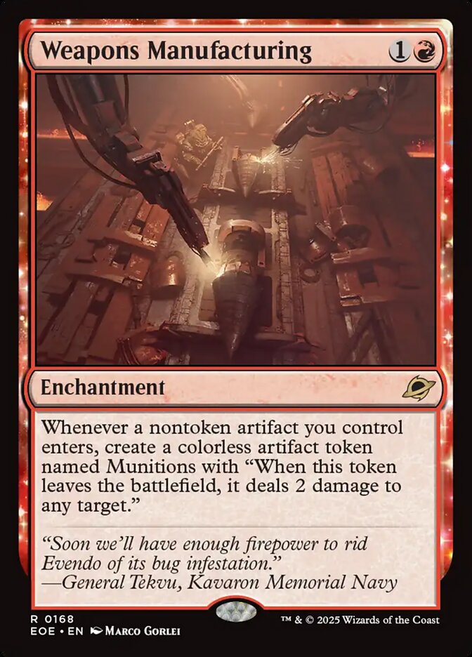 Weapons Manufacturing (Edge of Eternities) 