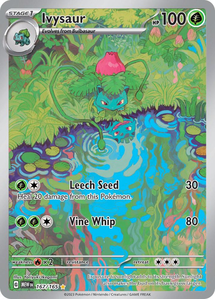 Ivysaur 167 165 (SV: Scarlet & Violet 151)  - Holofoil