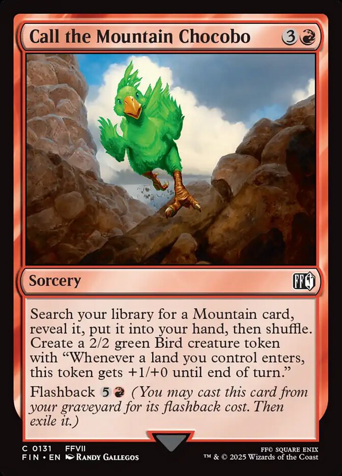 Call the Mountain Chocobo (FINAL FANTASY) 