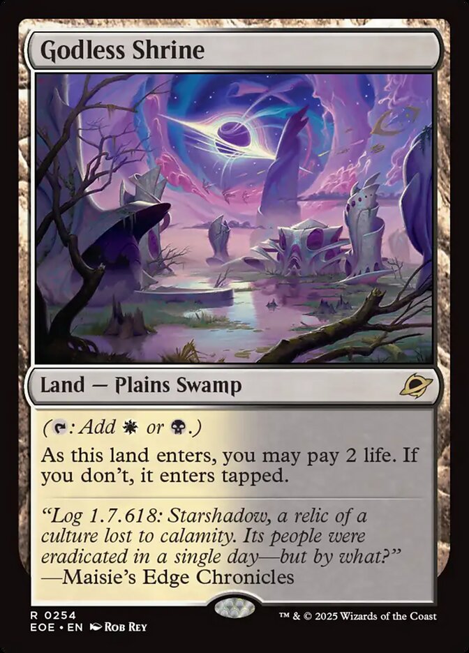 Godless Shrine 254 (Edge of Eternities)  - Foil