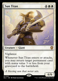 Sun Titan (Commander: Bloomburrow) 