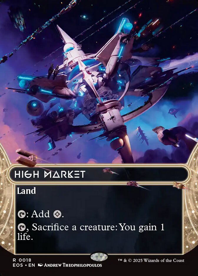 High Market 18/45 (Edge of Eternities: Stellar Sights)  - Borderless