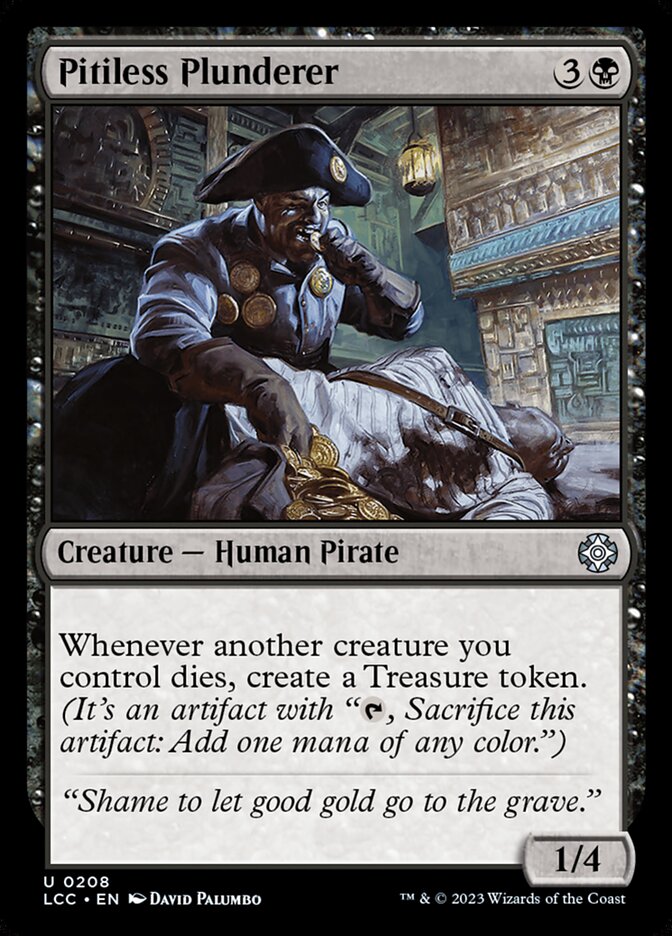 Pitiless Plunderer 208/370 (Commander: The Lost Caverns of Ixalan) 