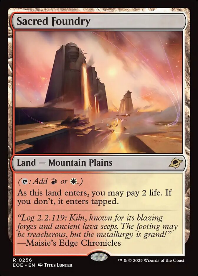 Sacred Foundry (Edge of Eternities) 