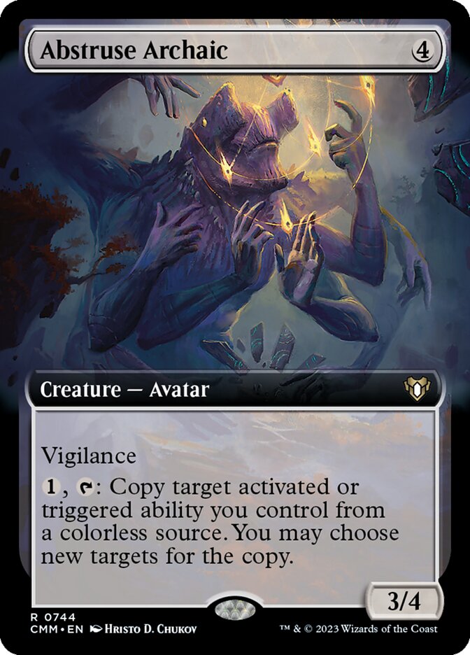 Abstruse Archaic 744/451 (Commander Masters)  - Extended Art