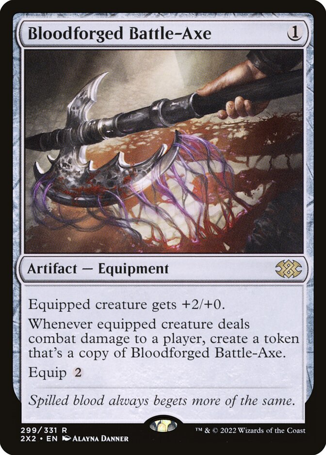 Bloodforged Battle-Axe (Double Masters 2022) 