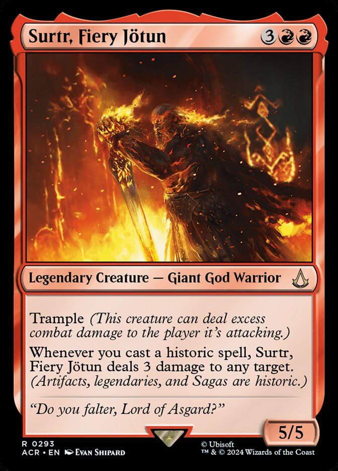 Surtr, Fiery Jötun (Universes Beyond: Assassin's Creed) 