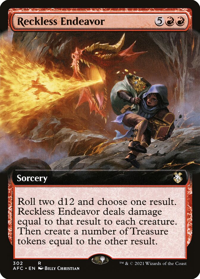 Reckless Endeavor 302/62 (Commander: Adventures in the Forgotten Realms) 