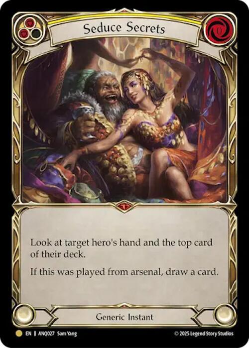 Seduce Secrets Yellow ANQ027 (Compendium of Rathe - Antiquity Pack) 