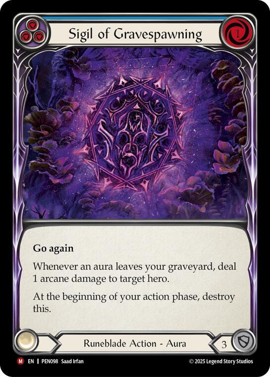 Sigil Of Gravespawning Blue () 