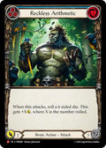 Reckless Arithmetic Blue ()  - Rainbow Foil