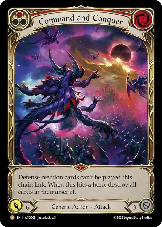 Command and Conquer (Compendium of Rathe - Antiquity Pack)  - Rainbow Foil