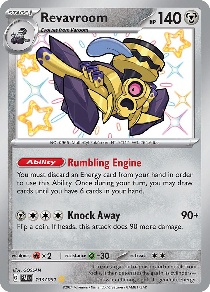 Revavroom 193 091 (SV: Paldean Fates)  - Holofoil