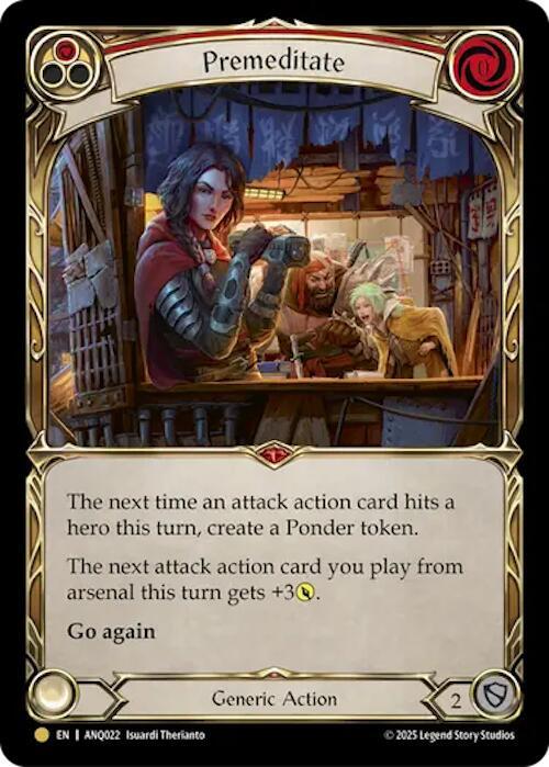 Premeditate Red ANQ022 (Compendium of Rathe - Antiquity Pack) 