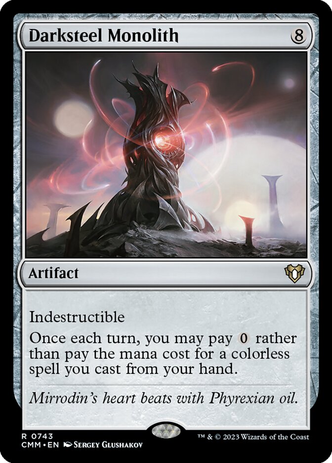 Darksteel Monolith (Commander Masters) 
