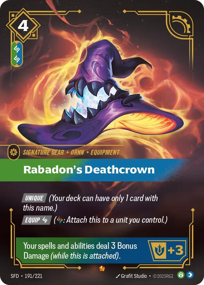 Rabadons Deathcrown (Spiritforged)  - Foil