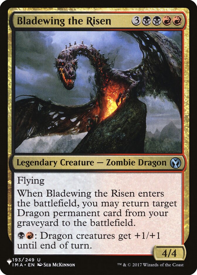 Bladewing the Risen (The List Reprints) 