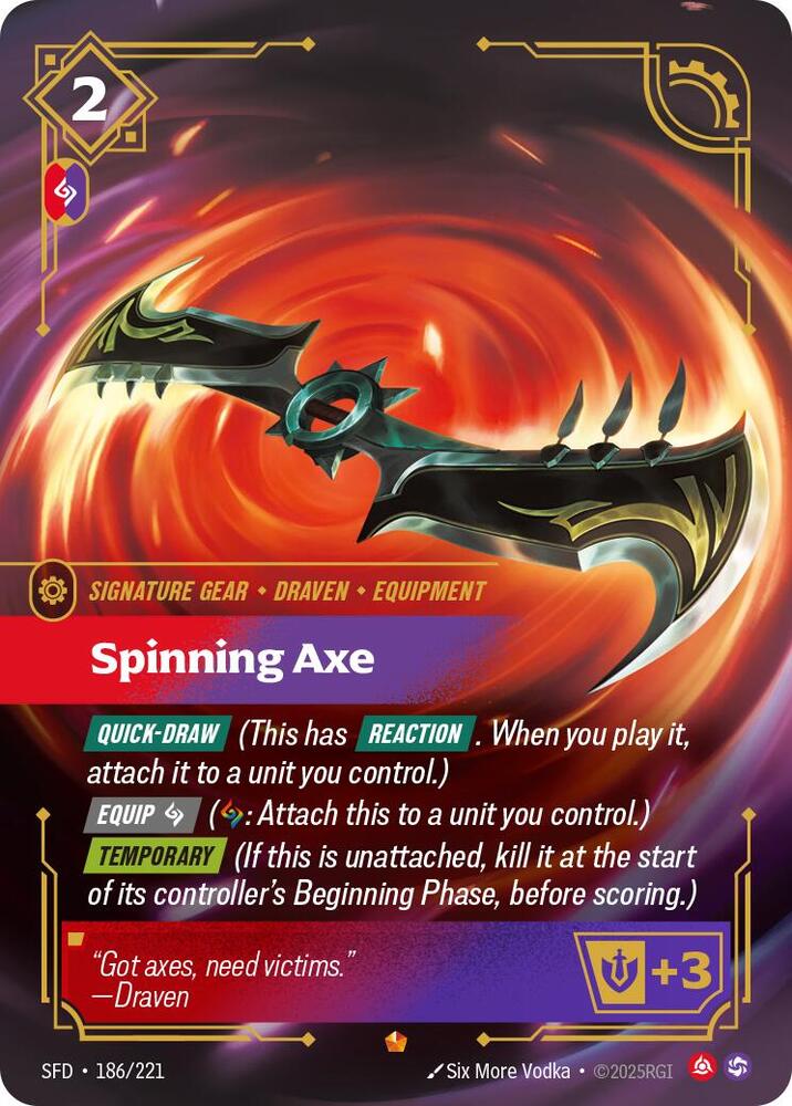 Spinning Axe (Spiritforged)  - Foil
