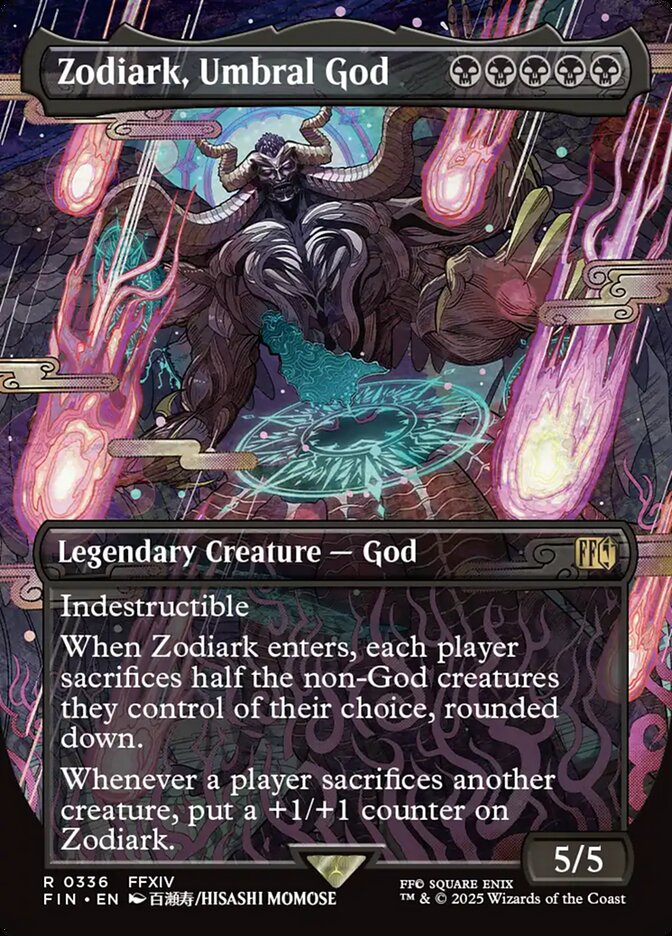 Zodiark, Umbral God 336/309 (FINAL FANTASY)  - Borderless Foil