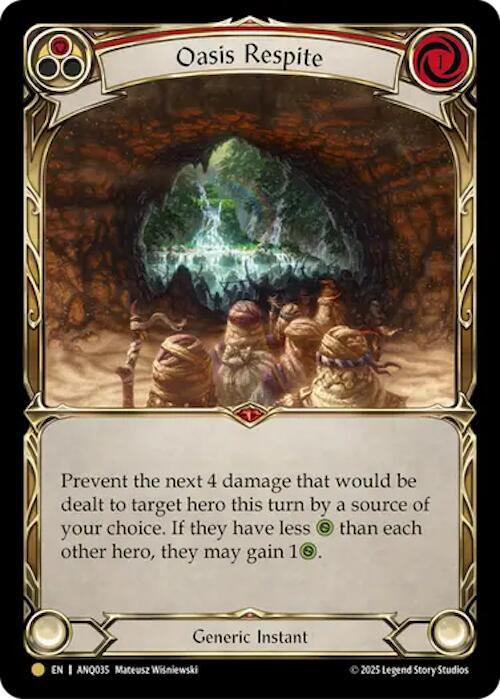 Oasis Respite Red ANQ035 (Compendium of Rathe - Antiquity Pack) 