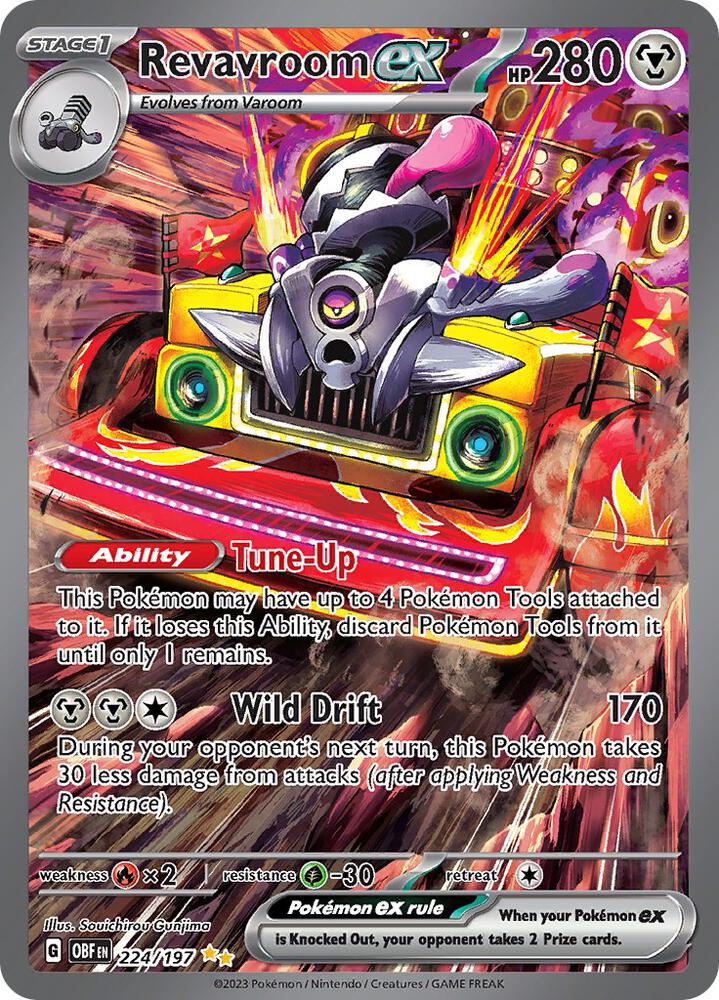Revavroom ex 224/197 (SV03: Obsidian Flames)  - Holofoil