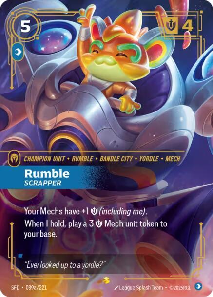 Rumble Scrapper Alternate Art (Spiritforged)  - Foil