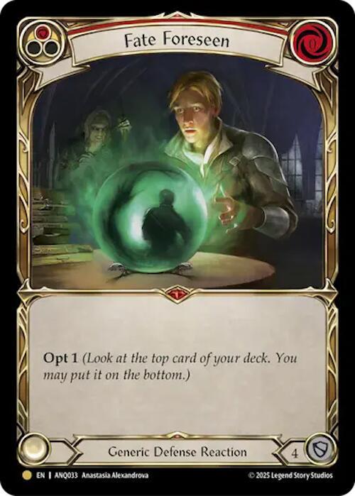 Fate Foreseen Red ANQ033 ANQ033 (Compendium of Rathe - Antiquity Pack) 