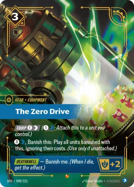 The Zero Drive (Spiritforged)  - Foil