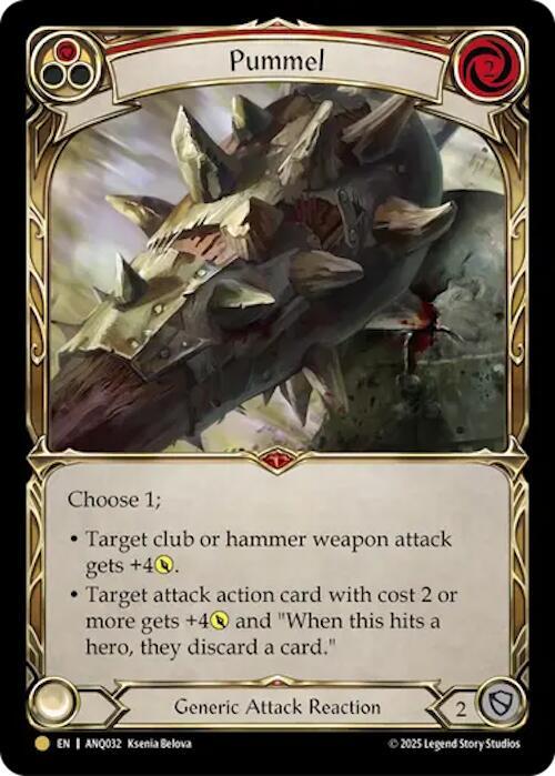 Pummel Red ANQ032 (Compendium of Rathe - Antiquity Pack) 