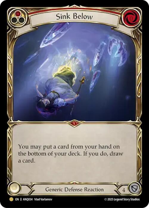 Sink Below Red ANQ034 (Compendium of Rathe - Antiquity Pack) 