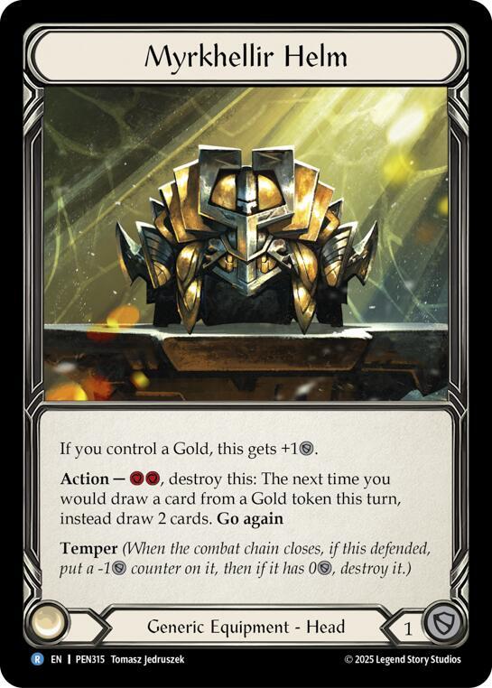 Myrkhellir Helm ()  - Cold Foil