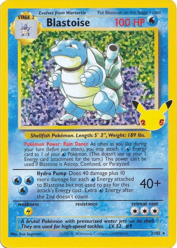 Blastoise (Celebrations: Classic Collection)  - Holofoil