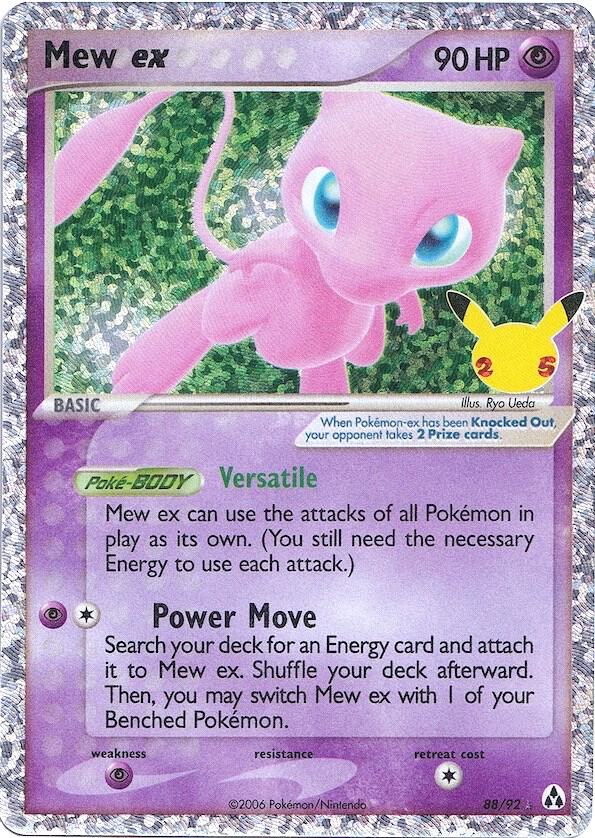 Mew ex (Celebrations: Classic Collection)  - Holofoil